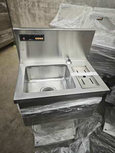 Estación de Higiene Profesional para Mataderos, Lavamanos de Acero Inoxidable, Esterilizador de Cuchillos con <span class=keywords><strong>Pedal</strong></span>, Equipo - Product Image 6