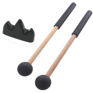 Maillets de tambour creux avec support, maillets de marimba, marteaux de <span class=keywords><strong>xylophone</strong></span> en bois avec poignée, baguettes de percussion Orff - Product Image 1