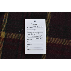 BLUE PHOENIX Coperte Invernali di Lusso in 100% Lana, <span class=keywords><strong>Plaid</strong></span> Tartan Intrecciato - Morbide a 2 Strati con Orlo Accogliente per Aereo e Casa - Product Image 6