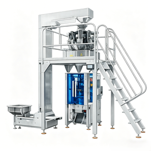 Máquina de envasado vertical automática ABBA-420 para frutos secos, caramelos, gelatina, rodajas de manzana, alimentos crujientes y otros productos. - Product Image 3