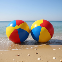 Ballon de plage gonflable en PVC personnalisé par le fabricant, équipement de jeu extérieur pour team building, HUAAO HA-stq, imprimé par transfert thermique, unisexe