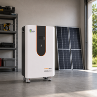 Batterie de stockage murale modulaire évolutive LiFePO4 51.2V 200Ah 10.24kWh 6000+ cycles avec prise en charge BMS intelligent