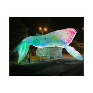 오션 이벤트 광고 풍선 고래 맞춤형 거대한 고래 풍선 인형 모델 퍼레이드