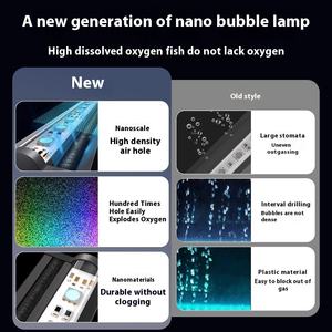 Dromerige Desktop <span class=keywords><strong>Aquarium</strong></span> Nano Bellenlamp Gloeiende Zuurstof Waterval Voor Desktop Landschap Creatie Gemaakt Plastic Biedt - Product Image 4