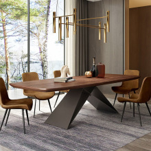 <span class=keywords><strong>Table</strong></span> à manger extensible rectangulaire en bois massif style nordique, <span class=keywords><strong>table</strong></span> longue en noyer pour <span class=keywords><strong>8</strong></span> <span class=keywords><strong>personnes</strong></span>, idéale pour la maison, le <span class=keywords><strong>bar</strong></span> ou la cuisine - Product Image 2