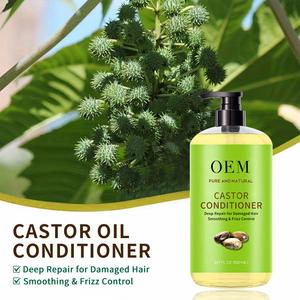 Condicionador de Óleo de Rícino Orgânico Natural Profundamente Nutritivo Hidratante Suavizante Anti-Quebra Fortalecedor para Todos os Tipos de Cabelo - Product Image 1