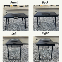 Barbecue portable multifonctionnel pliable pour le camping, idéal pour la table ou l'extérieur, directement de l'usine