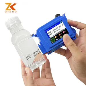 Any Surface Hand Held Label Printing Machine Production Date Stamp Label Glass Printer Mini For Small Business