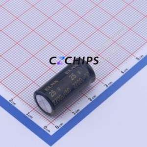 RA3-25V222MI6 #   Condensador Electrolítico de Aluminio de Orificio Pasante, D12.5xL25mm 2200uF 20% 25V 1.66A-120kHz - Product Image 1