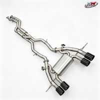 Tuyau intermédiaire en Z en acier inoxydable KM à longueur égale pour BMW M2 M3 M4 G80 G82 G87 G8X F8X 3.0T – Amélioration du système d'échappement à soupape