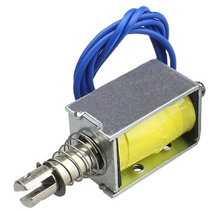 Solenoid Elektromagnetik Dorong-Tarik 1N untuk Perangkat Elektronik 6v 12v 24v DC Langkah 10mm - Product Image 2