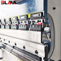 Presse plieuse hydraulique CNC BLMA à prix abordable, tôle d'acier, WE67K 80T 2500mm DA66T, 6+1 axes