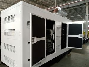 For 440 KW 550 KVA High Efficiency Generator Set 3 Phase Super Silent AC Power Open Frame With Auto Remote Star - Product Image 1