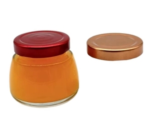 Lọ thủy tinh nhỏ cho Jelly mứt chim của Tổ container Pudding chai với màu nắp nhôm - Product Image 3