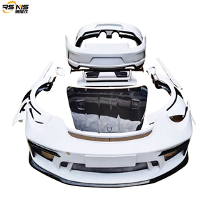 Kit Carrozzeria in Fibra di Carbonio Stile GT3 per <span class=keywords><strong>Porsche</strong></span> <span class=keywords><strong>911</strong></span> 991.1 991.2: Cofano Anteriore, Paraurti, Minigonne Laterali, Alettone Posteriore, Spoiler, Diffusore - Product Image 2