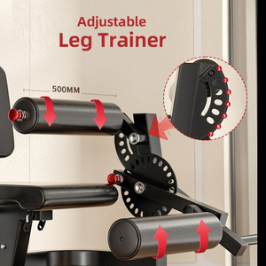 Máquina de Extensión y Flexión de Piernas Ajustable NJ, Equipo Profesional de Gimnasio para Entrenamiento de Piernas - Product Image 3