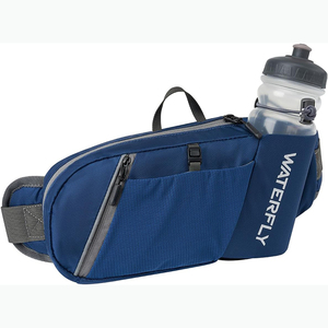Ceinture d'hydratation de course à pied avec porte-bouteille, sac banane pour la marche, la randonnée, pour téléphone, clés, cartes, échantillon gratuit - Product Image 3