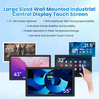 Yingtouch Monitor Industrial de 100 Pulgadas, Panel PC Android Integrado, Tableta Resistente de Montaje en Pared, Panel Táctil, Computadora Todo en Uno