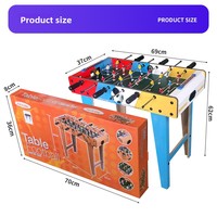 Mini Baby-Foot d'Intérieur de Table pour Enfants, Machine de Football MDF Colorée, Jeu d'Usine en Gros pour le Divertissement des Enfants