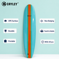 Planche de surf longboard pour enfants en mousse EPS, accessoires de quille, profondeur personnalisable, portable, durable, écologique, vente en gros