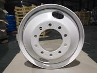 Jantes en acier de 19.5*8.25 pouces de l'usine Zhengde finition argentée prix raisonnable de haute qualité bon choix pour la couleur personnalisée