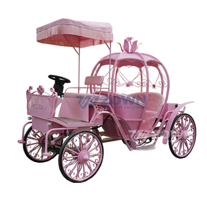 Carruaje Eléctrico de Lujo con Diseño de Calabaza, Vehículo Turístico sin Caballos para Actividades de Celebración en Resorts Panorámicos y Bodas - Product Image 5