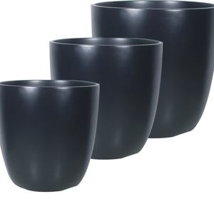 Macetas Redondas Blancas de Alta Calidad para Exteriores, Macetas de Resina de Fibra de Vidrio para Jardín y Hotel - Product Image 2