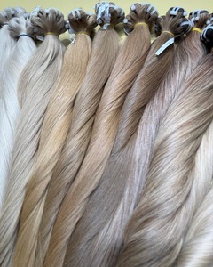 Extensions de cheveux tissées à la machine de qualité supérieure, 100% cheveux humains vierges, longueur 10-34 pouces, 100-150g, légères et robustes - Product Image 4