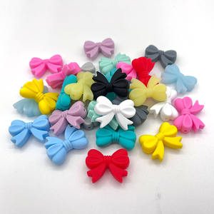 2025 venta al por mayor grado alimenticio lindo diseño de dibujos animados Animal bebé suave cuenta masticar ratón silicona cuenta para la fabricación de joyas - Product Image 3