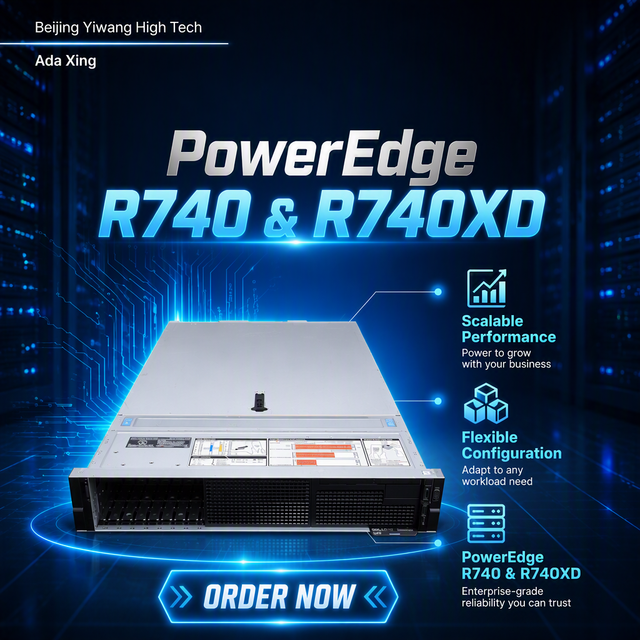 Used Dells PowerEdge R740 R740XD High Density Storage Rack Server Backup VDI Deployment Dells PowerEdge R740 R740XD
