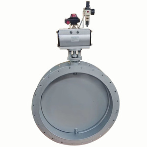 Régulateur de traitement des gaz d'échappement à double bride, pneumatique, en acier inoxydable 304 316, pour la ventilation - Product Image 1