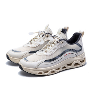 Chaussures de marche d'extérieur à semelle épaisse et amortissante, style Dad Shoes, baskets basses respirantes en maille - Product Image 6