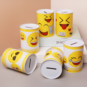 Sáng Tạo tinplate xi lanh Piggy ngân hàng Euro đô la hình ảnh hộp hộ gia đình tiết kiệm tiền hộp trang trí nhà tiền hộp - Product Image 4