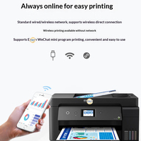 Impresora de Alta Velocidad Epson L14150 L14158 A3 ET-15000 - Alimentador Automático de Doble Cara Inalámbrico - Copia, Escanea, Envía Faxes, Inyección de Tinta a Color A3+