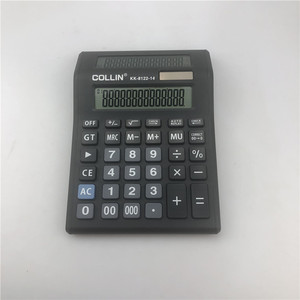 Collin Dual-screen Calculator KK-8122-14 14-bit Display Office Use - Product Image 2