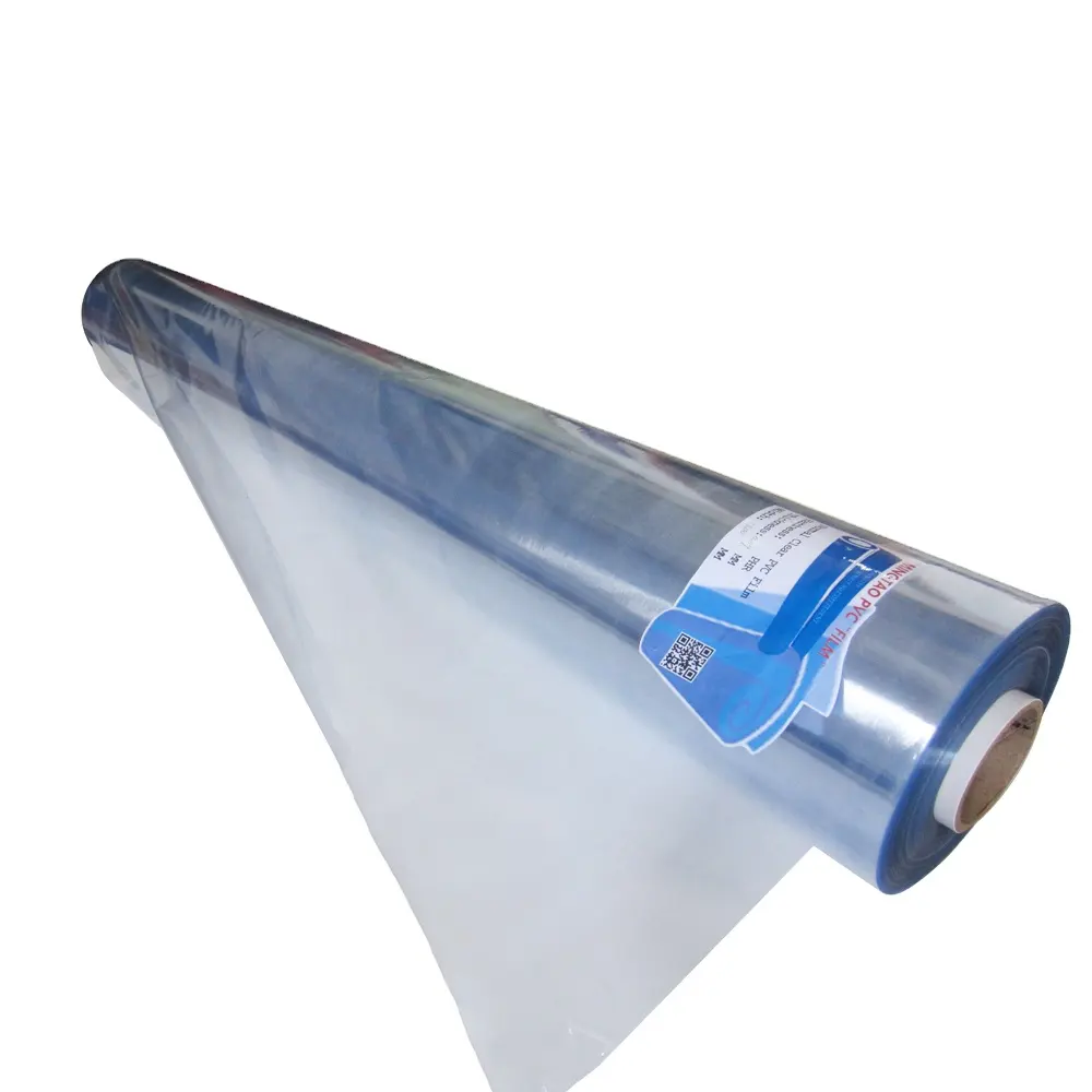 Rectangle or round PVC clear plastic membrane roll for transparent storage bag
