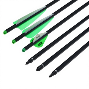 Flecha de carbono mixto para ballesta, diámetro interior 7.6mm, diámetro exterior 8.8mm, cola en forma de media luna, flecha corta para práctica de tiro con arco al aire libre - Product Image 4