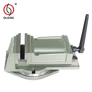 Máquina de tornillo de banco de precisión con Base giratoria, máquina de vainas QH / Q12 tipo 8 "con bloqueo hacia abajo