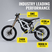 Moto électrique Surron Light Bee 2026 24 kW 72 V 35 Ah avec mode M personnalisé