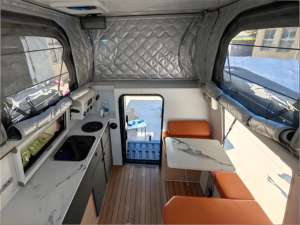 Camioneta Pickup Plegable Ligera Impermeable de Aluminio 4x4 Moderna Personalizada con Escalera, Suspensión Independiente y Capacidad Todoterreno - Product Image 4