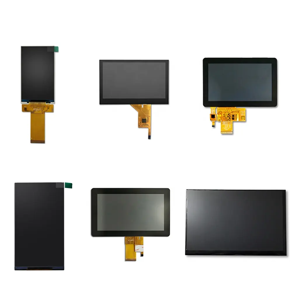 Shenzhen 3.5"/4.3"/5.0"/7"/8"/10.1'' HMI UART TFT LCD Module For Touch Screen Panel RGB lcd RS232/TTL/485