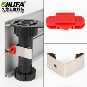 Clip magnétique Jiufa pour plinthe de meuble en acier laminé à froid, en plastique, JF-3134 - Product Image 2