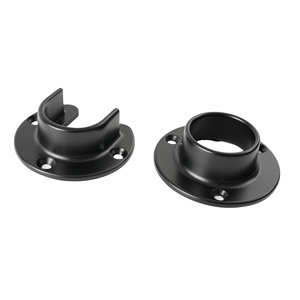 Prises de poteau de placard en zinc robuste <span class=keywords><strong>Support</strong></span> d'extrémité de tige <span class=keywords><strong>support</strong></span> de tige de bride <span class=keywords><strong>support</strong></span> de tuyau pour <span class=keywords><strong>tringle</strong></span> de <span class=keywords><strong>rideau</strong></span> de douche de garde-robe de placard - Product Image 6