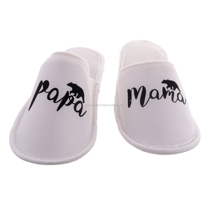 Beautiful Disposable Wholesale Light Weight SPA Customization Comfortable High Quality Hotel Bathroom <b>slippers</b> for Women & <b>Men</b> - Product Image 4