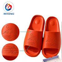 Nouvelle Arrivée 2026 Guangzhou – Claquettes Homme Marron en EVA et Caoutchouc avec Logo Personnalisé – Qualité Supérieure pour l'Été