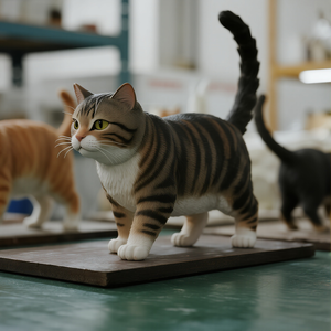 Hete Verkoop Realistische Animatronic Dier Indoor Kat Model Hars Simulatie Decor Voor Dierenwinkel Toont Kat-Thema Feesttuinen - Product Image 4