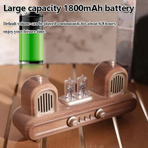 <b>Vintage</b> Wooden Wireless Portable Speaker 5.4 Full Range Audio Desk Audio for Outdoor - Product Image 6