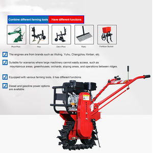 Presse à mauvaises herbes Machine à désherber Machine à désherber à la main Cultivateurs Mini motoculteur - Product Image 3