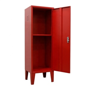 Armoire murale en acier à une porte avec serrure à clé, <span class=keywords><strong>casier</strong></span> H900*W380*D450MM, armoire de rangement en métal avec pieds - Product Image 1