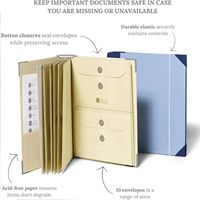 Carpeta Manila Personalizada con Encuadernación a Color, Tamaño A4, Organizador de Archivos con Impresión UV para Documentos Importantes Familiares